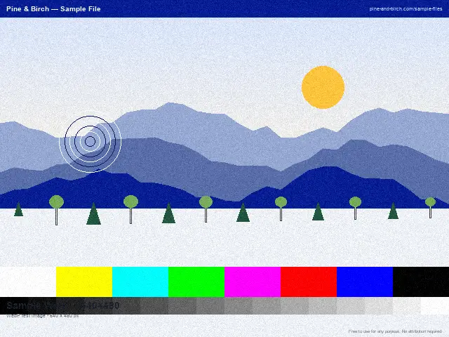 WebP sample image preview